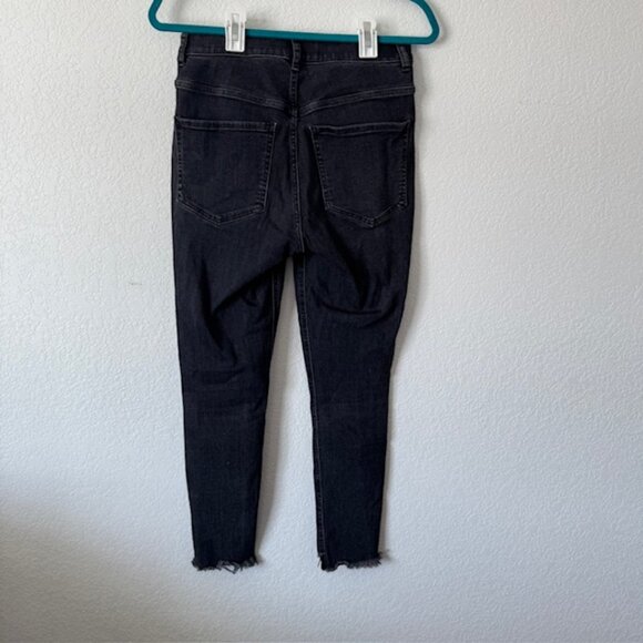 Express Womens‎ Black Ankle Legging Super High Rise Jeans Size 8R EUC - Picture 7 of 11